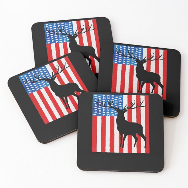Item preview, Funny Deer Lovers And America Flag Hunting Lover Gift designed and sold by Sarah38.