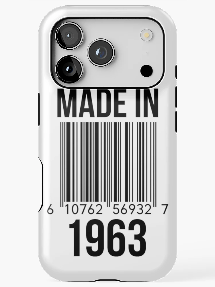 Thumbnail 1 of 4, iPhone Case, Made In 1963 designed and sold by RandomStuffShop.