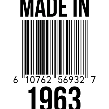Artwork thumbnail, Made In 1963 by RandomStuffShop