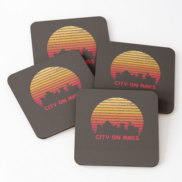 Item preview, City On Mars Red Planet Space Explorer Exploration Galaxy Milky Way Solar System Interstellar Funny Geek Nerd designed and sold by gkao.