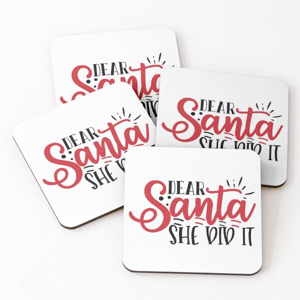 Item preview, Dear Santa She Did It designed and sold by TamGustam.