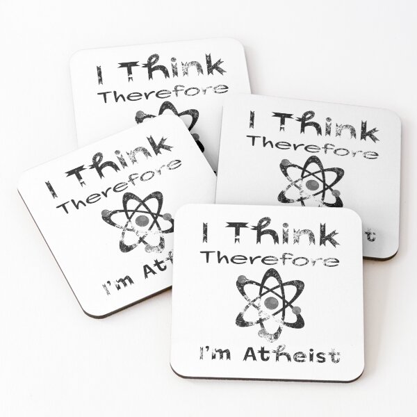 Item preview, I Think Therefore I'm Atheist Funny Atheism Humour designed and sold by cattiktoks1718.