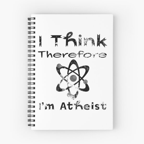 Item preview, I Think Therefore I'm Atheist Funny Atheism Humour designed and sold by cattiktoks1718.