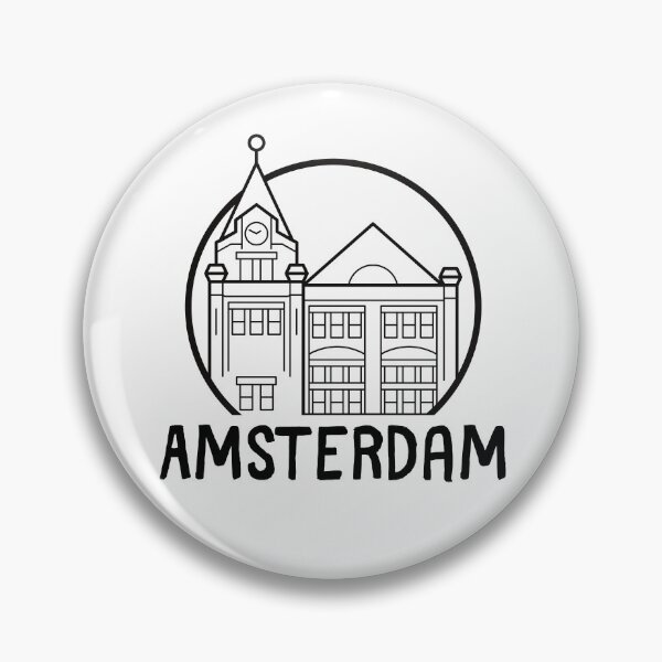 Artikelvorschau, Amsterdam Skyline Stadt Amsterdam Niederlande entworfen und verkauft von OneTimeEngineer.