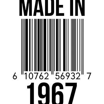 Artwork thumbnail, Made In 1967 by RandomStuffShop