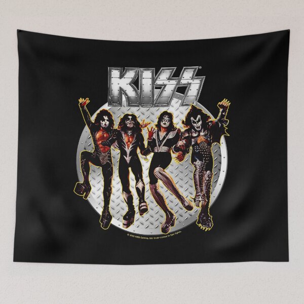 Item preview, KISS Band Members Metal Design - Demon, Spaceman, Starchild, Catman designed and sold by designminimal.