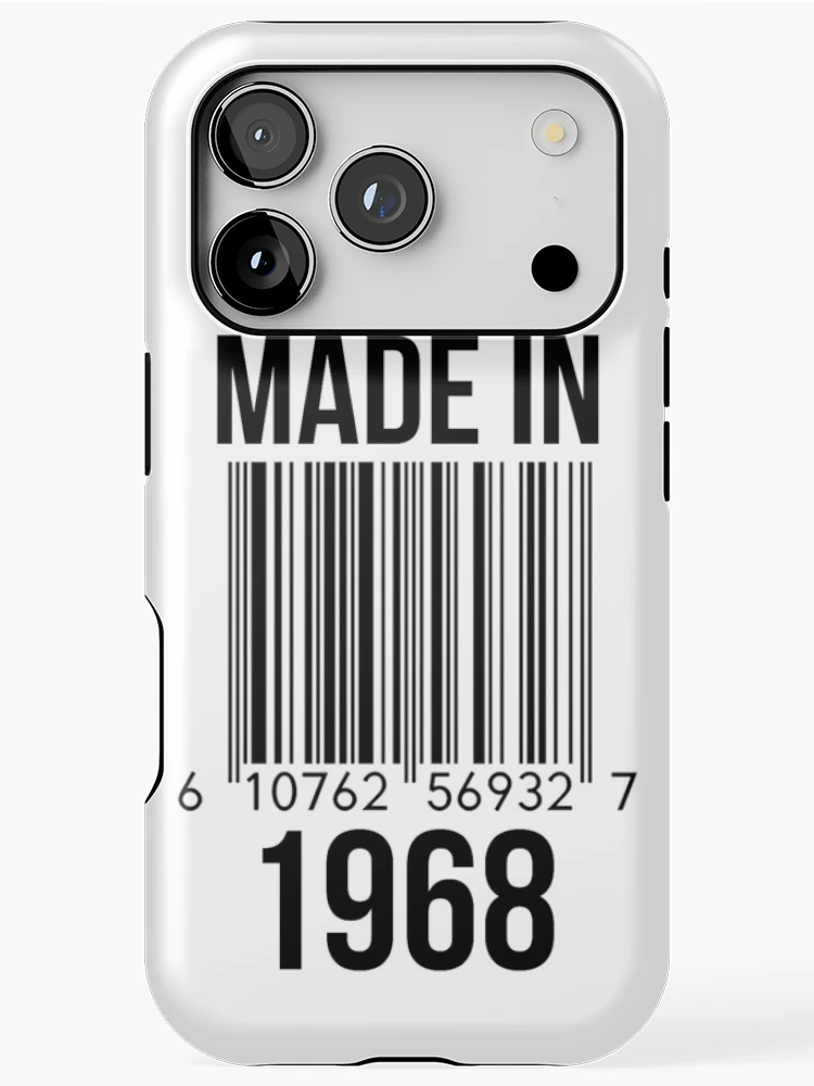 Thumbnail 1 of 4, iPhone Case, Made In 1968 designed and sold by RandomStuffShop.