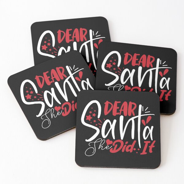 Item preview, Dear Santa She Did It Funny Christmas designed and sold by TamGustam.