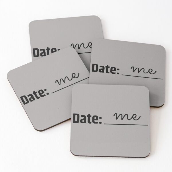 Item preview,  "Date Me" Funny Single Date me Invitation Black Text designed and sold by Damitparasayo.