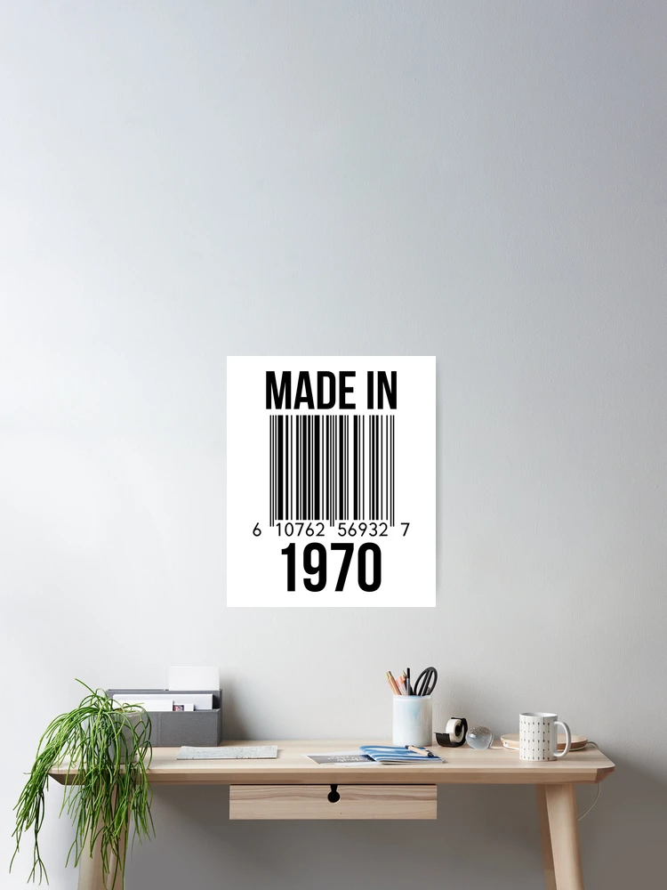 Thumbnail 2 of 3, Poster, Made In 1970 designed and sold by RandomStuffShop.