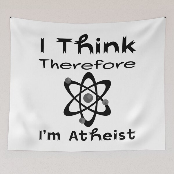 Item preview, I Think Therefore I'm Atheist Funny Atheism Humour designed and sold by cattiktoks1718.