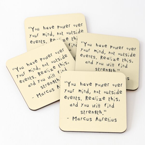 Item preview, Marcus Aurelius Stoic Quote designed and sold by MOST FIRE DESIGNS.