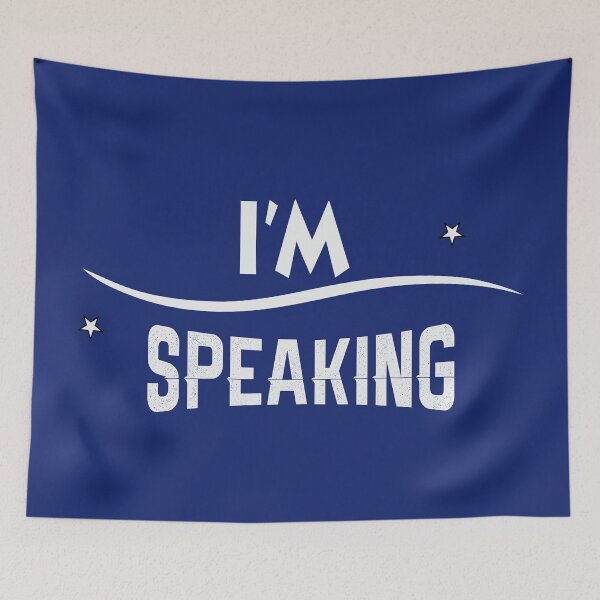 Item preview, I'm Speaking - Kamala Harris designed and sold by Mande Arts.
