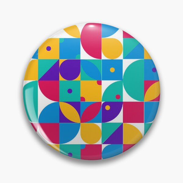 Item preview, Wallpaper background colorful geometric vector patterns, square, rose, round designed and sold by Luinwen.