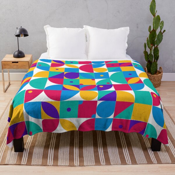 Item preview, Wallpaper background colorful geometric vector patterns, square, rose, round designed and sold by Luinwen.