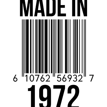 Artwork thumbnail, Made In 1972 by RandomStuffShop