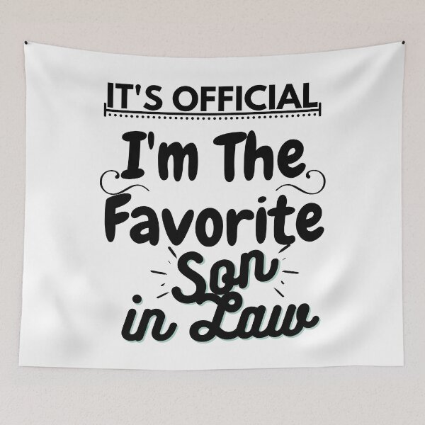 Item preview, It's Official I'm The Favorite Son In Law funny gift designed and sold by 33/34 Shop.