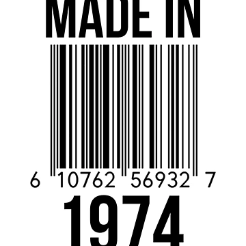 Artwork thumbnail, Made In 1974 by RandomStuffShop