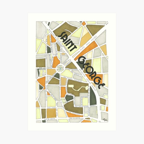 Toulouse, Saint George district Art Print