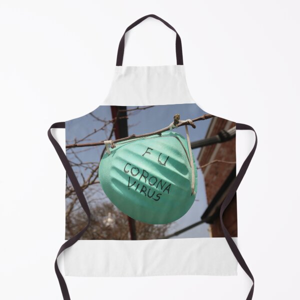 Item preview, Photo of a face mask that says, FU CORONAVIRUS designed and sold by JohnArehart.