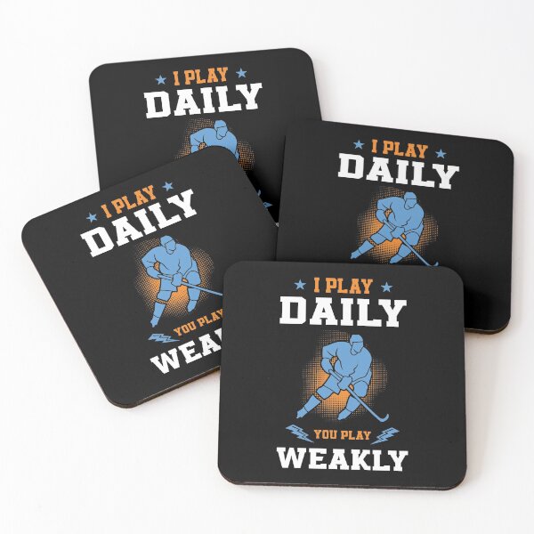 Item preview, Funny Ice Hockey Player I Play Daily You Play Weakly Gift designed and sold by tomtomd.