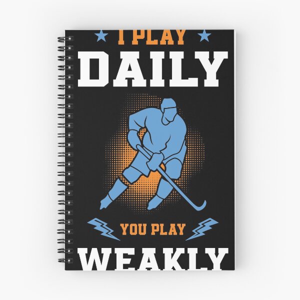 Item preview, Funny Ice Hockey Player I Play Daily You Play Weakly Gift designed and sold by tomtomd.