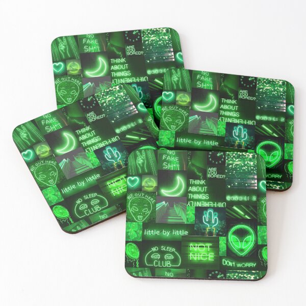 Item preview, Green glow aesthetic design designed and sold by Kayla Korte.