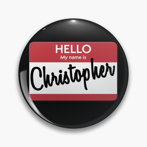 Item preview, Hello My Name Is Christopher designed and sold by Original Cheddar.