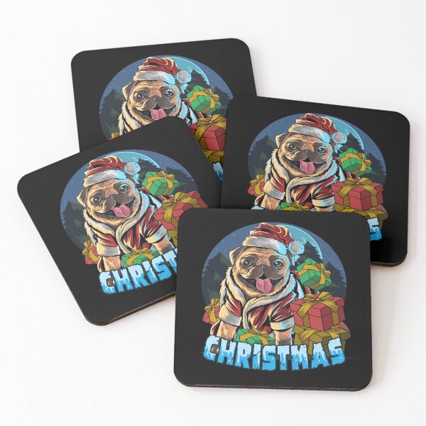 Item preview, pug merry christmas santa claus t shirt, vintage t shirt   designed and sold by chris299.