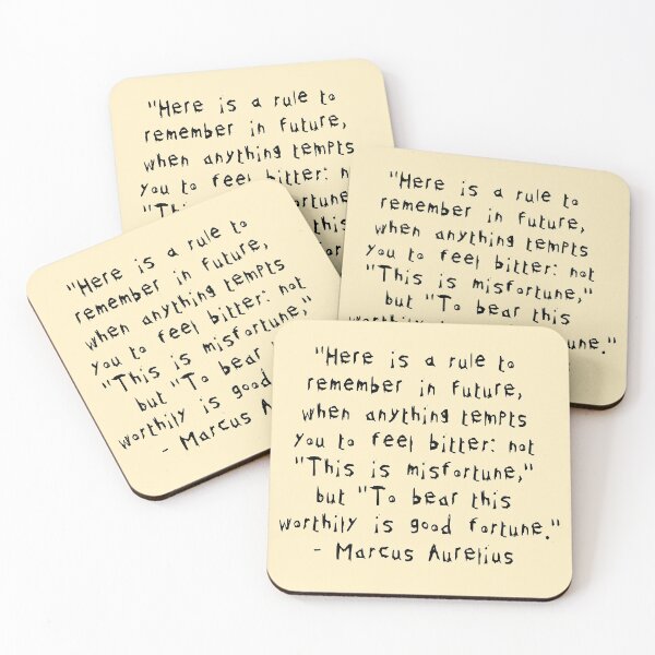 Item preview, Marcus Aurelius Stoic Quote designed and sold by MOST FIRE DESIGNS.