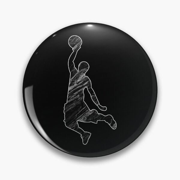 Item preview, Dunking Basketball Black Silhouette designed and sold by Express YRSLF.