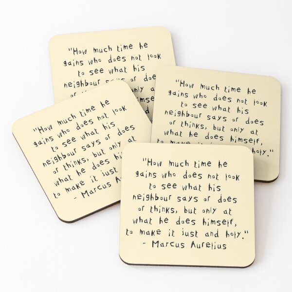 Item preview, Marcus Aurelius Stoic Quote designed and sold by MOST FIRE DESIGNS.