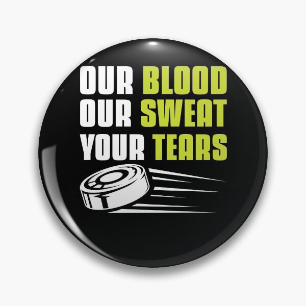Item preview, Funny Ice Hockey Player Our Blood Our Sweat Your Tears Gift designed and sold by tomtomd.