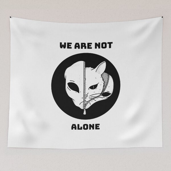 Item preview, We Are Not Alone - Aesthetic Alien designed and sold by ManiaTeec.