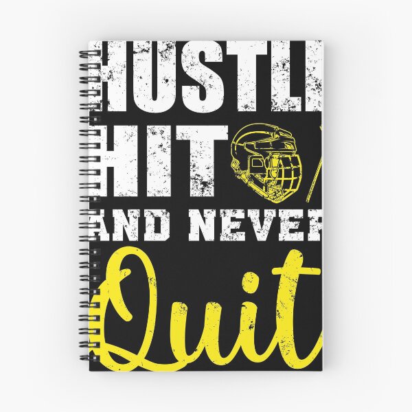 Item preview, Funny Ice Hockey Player Hustle Hit And Never Quit Gift designed and sold by tomtomd.