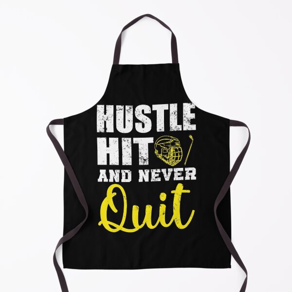 Item preview, Funny Ice Hockey Player Hustle Hit And Never Quit Gift designed and sold by tomtomd.