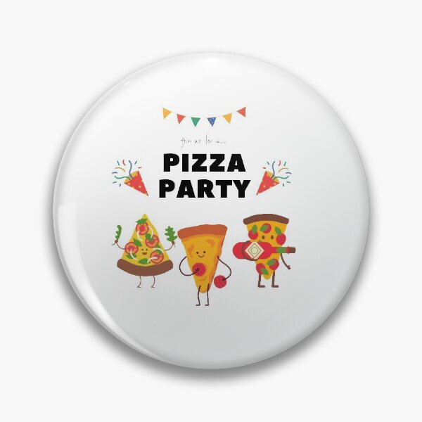 Item preview, Pizza Party Invite designed and sold by BohoMoon.