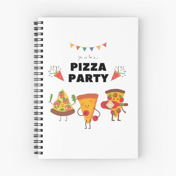 Item preview, Pizza Party Invite designed and sold by BohoMoon.