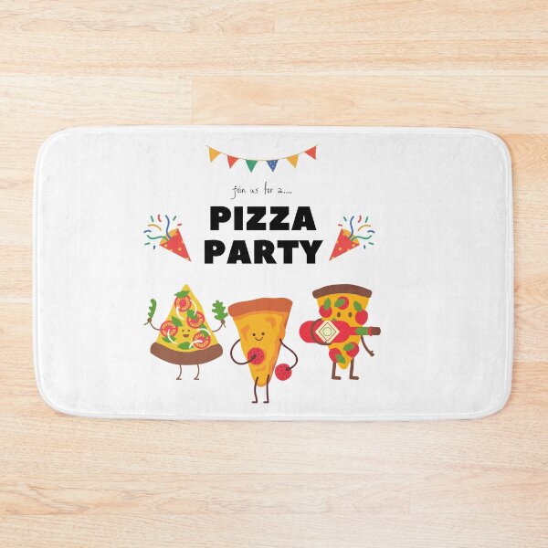 Item preview, Pizza Party Invite designed and sold by BohoMoon.