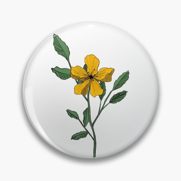 Artikelvorschau, Gelbe Blume entworfen und verkauft von scribblesbyzo.