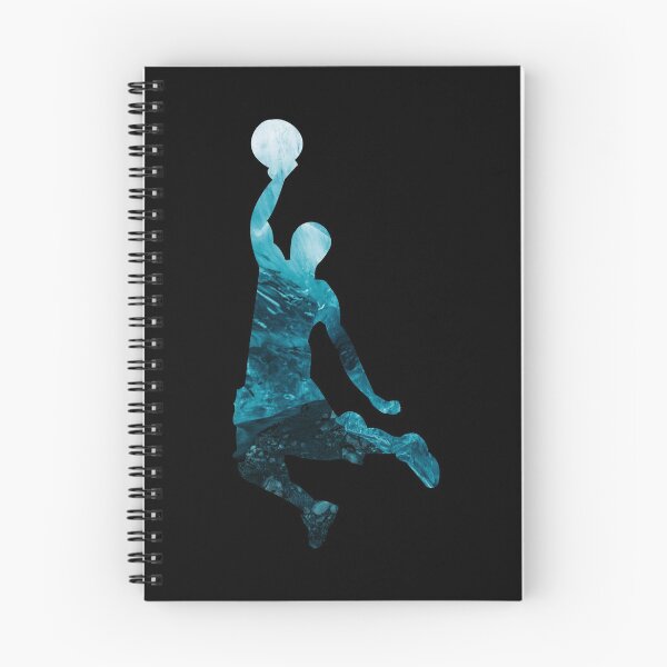 Item preview, Blue Dunking Basketball Silhouette designed and sold by Express YRSLF.