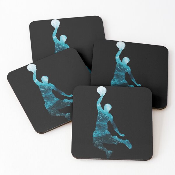 Item preview, Blue Dunking Basketball Silhouette designed and sold by Express YRSLF.