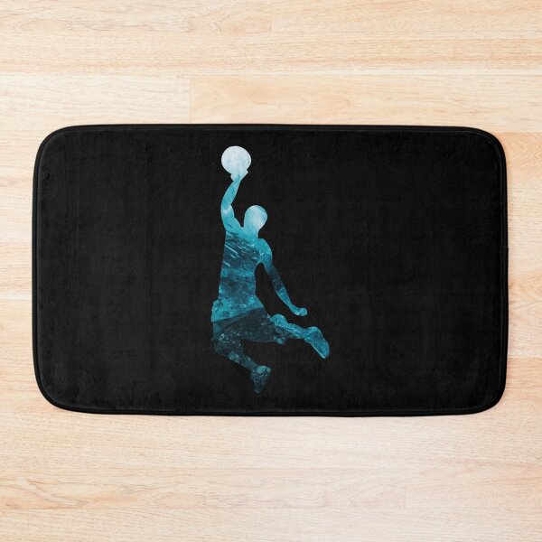 Item preview, Blue Dunking Basketball Silhouette designed and sold by Express YRSLF.