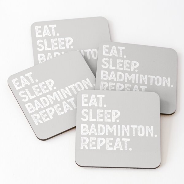 Item preview, Eat Sleep Badminton Repeat Funny Gift For Badminton Lovers designed and sold by GINIART.
