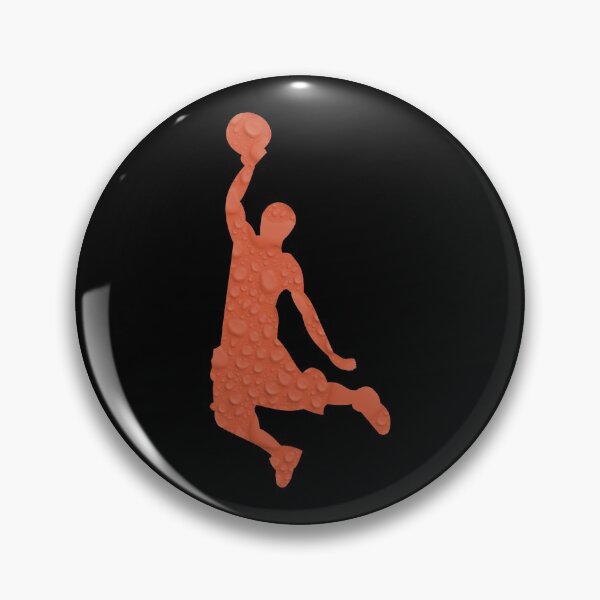 Item preview, Orange Dunking Basketball Silhouette designed and sold by Express YRSLF.