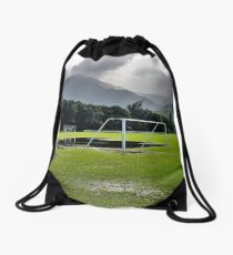 The Beautiful Game on the Garden Isle Drawstring Bag