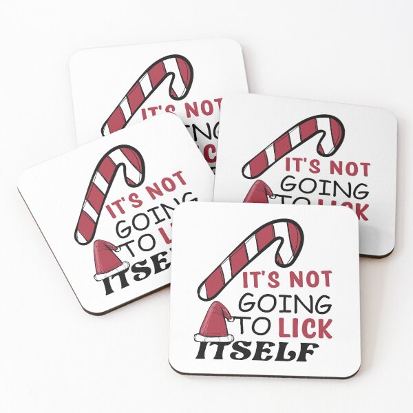 Item preview, It's not going to lick itself - CANDY CANE FUNNY CHRISTMAS designed and sold by AchrafOc.