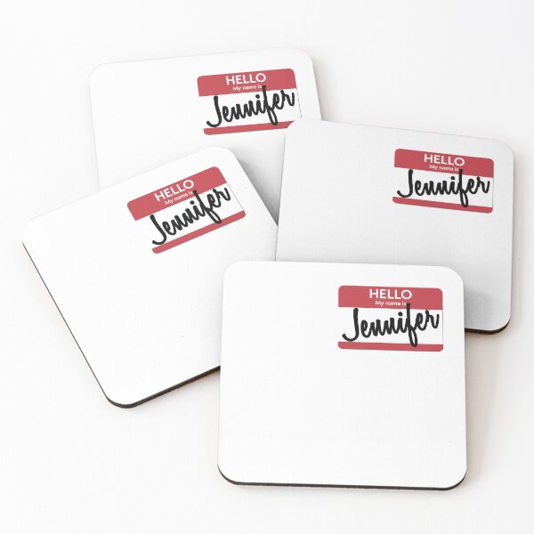 Item preview, Hello My Name Is Jennifer Name Tag designed and sold by Original Cheddar.