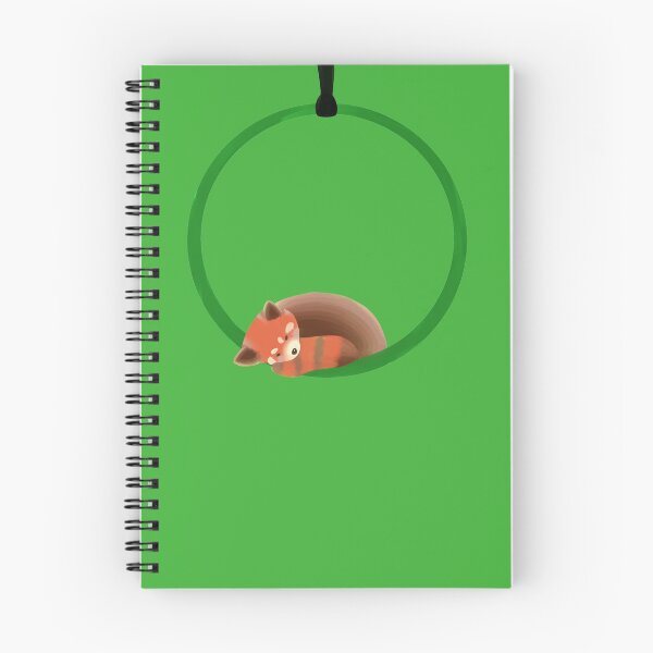 Item preview, Watercolour Red Panda Aerial Hoop designed and sold by VibrantFlight.