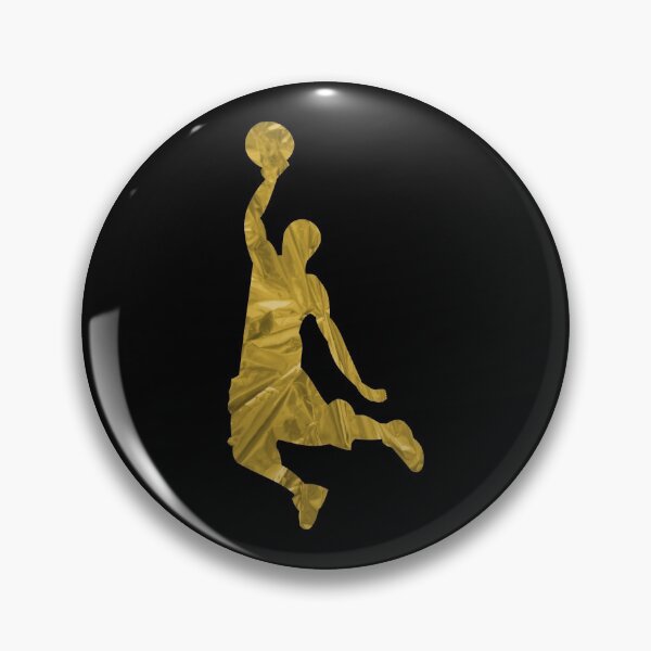 Item preview, Golden Dunking Basketball Silhouette designed and sold by Express YRSLF.